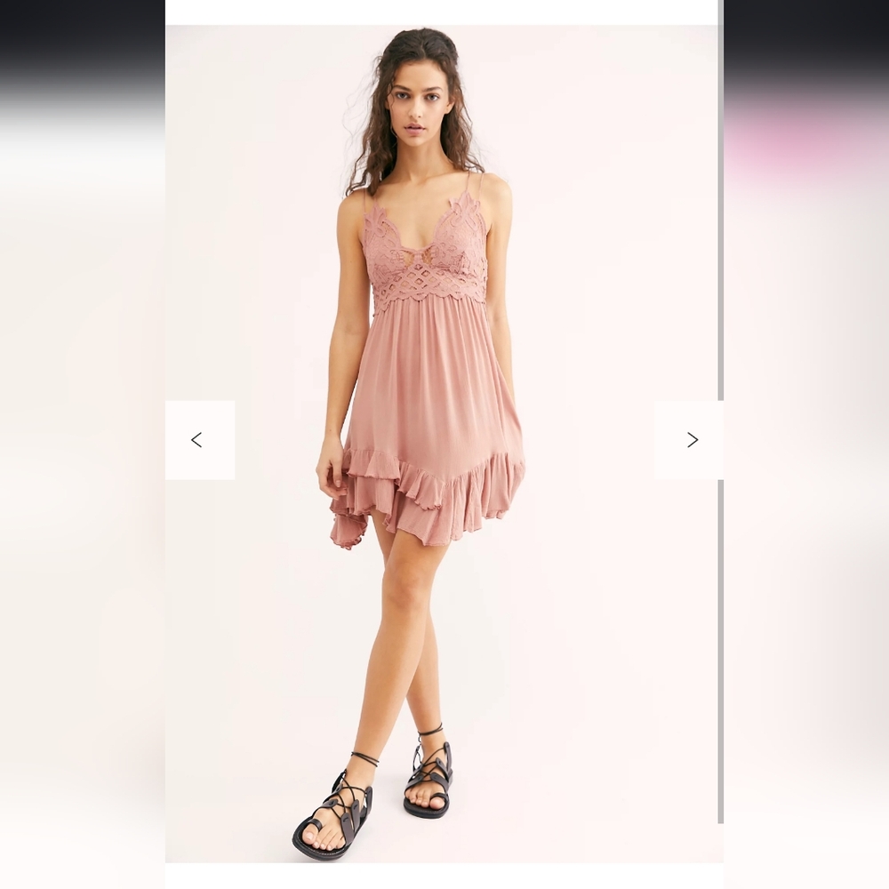 Free People Adella Slip Dress